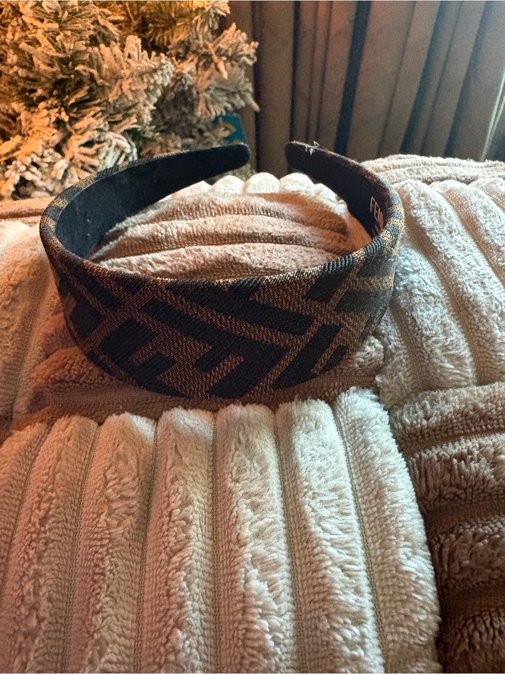 Fashion Headband in Brown Monogram
